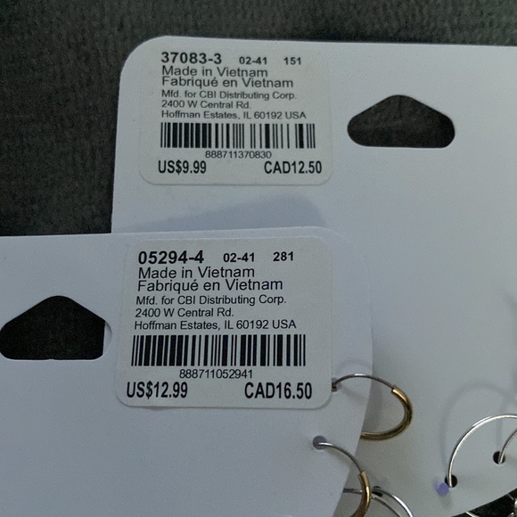 Claire's sensitive solutions 6pack earrings bundle NWT - Picture 2 of 2